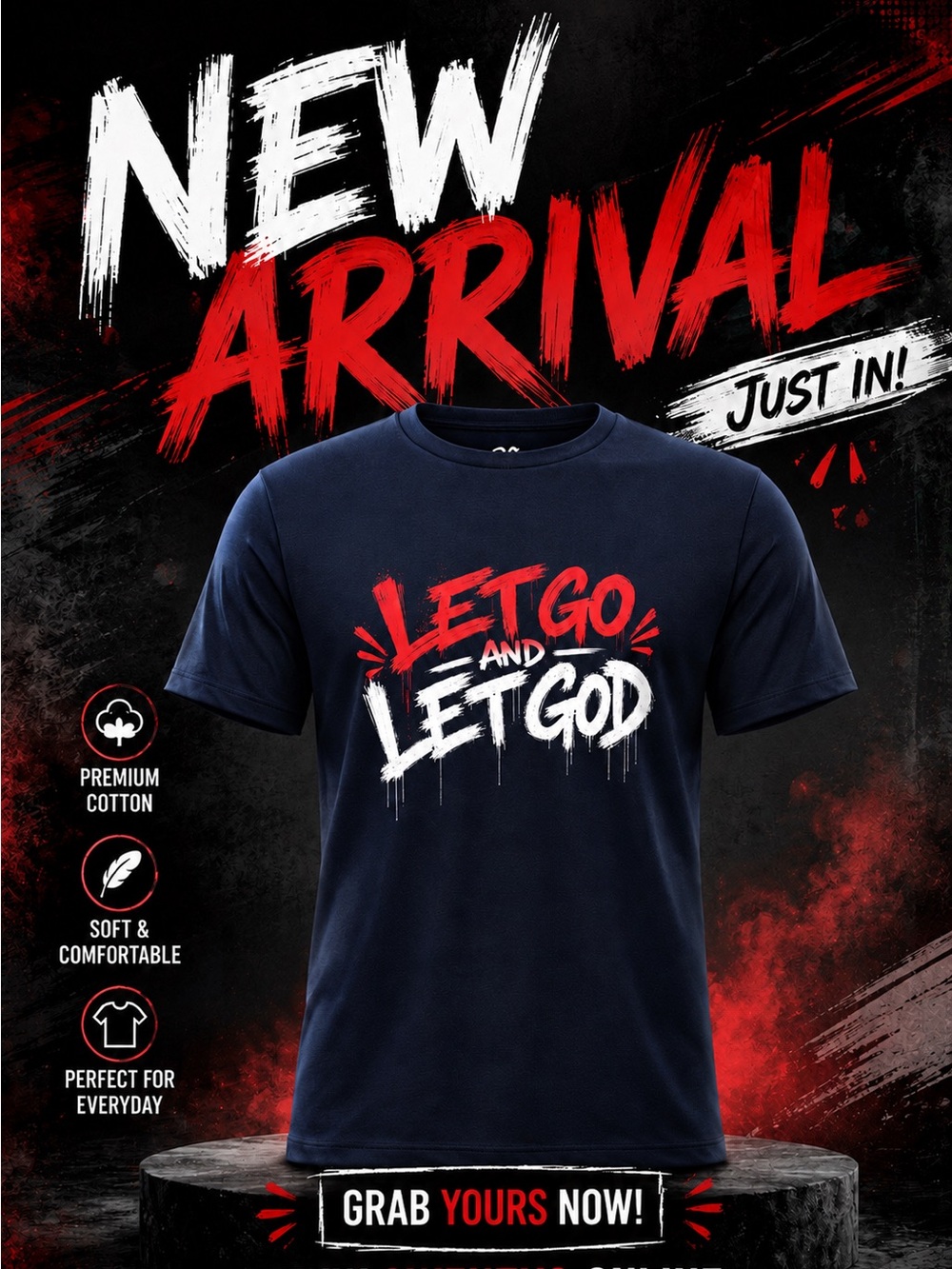 2wenty8 Women’s  “Let Go and Let God “ T-Shirt